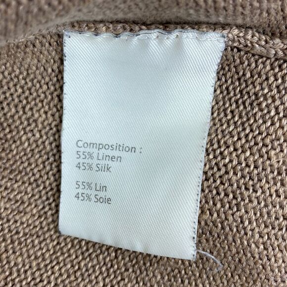 Phillip Lim 3.1 Tan Knit Utility Button Front Cardigan Sweater S - Picture 6 of 8